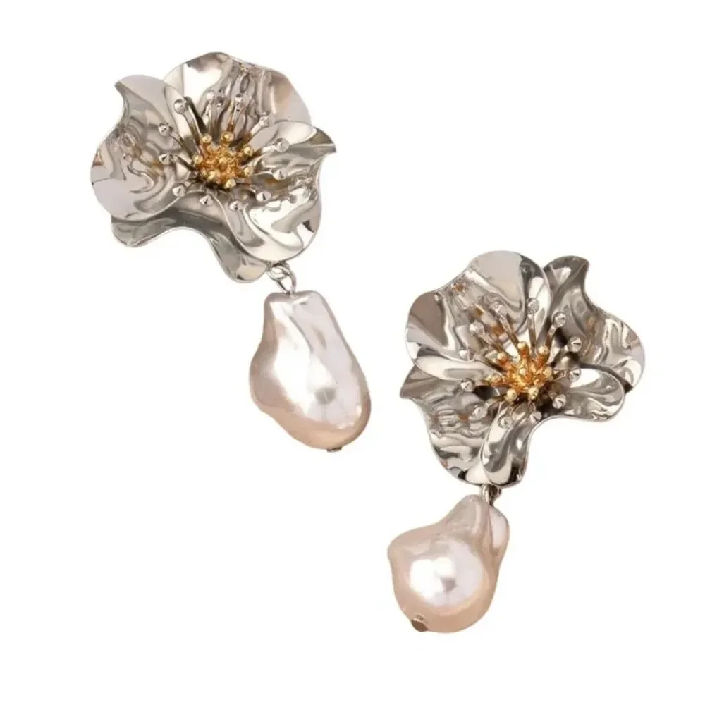 Bohemian flower earrings N381